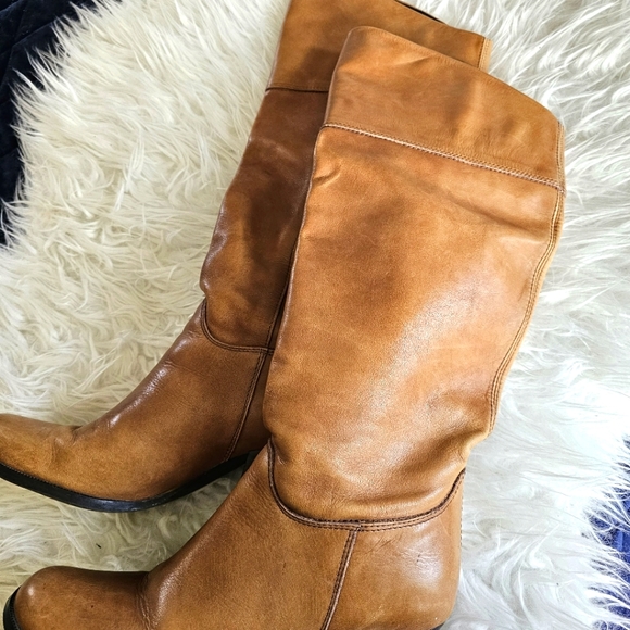 Aldo heeled boots, camel, size 38 - Picture 2 of 6